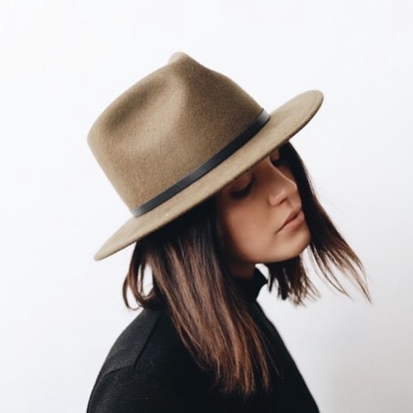 Anupaya Accessories - Anupaya Vagabond Fedora Hat Olive Small